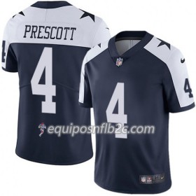 Camiseta Hombre NFL Dallas Cowboys Dak Prescott 4 Nike Throwback Alternate